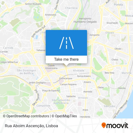 Rua Aboim Ascenção mapa