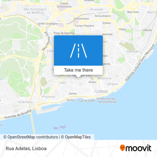 Rua Adelas map