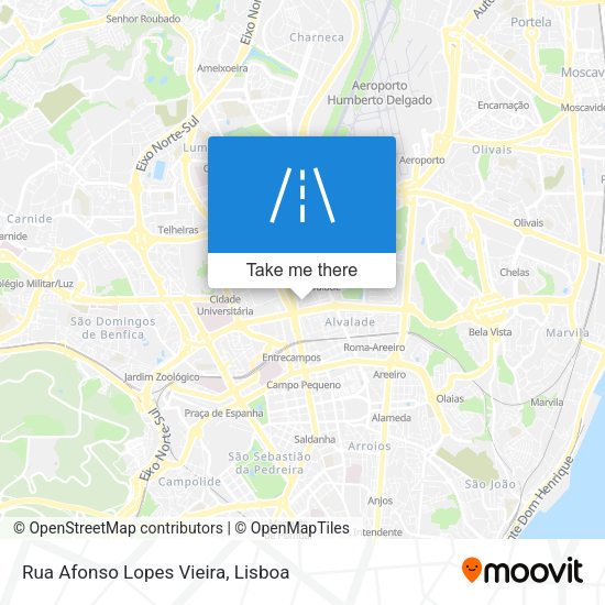 Rua Afonso Lopes Vieira map