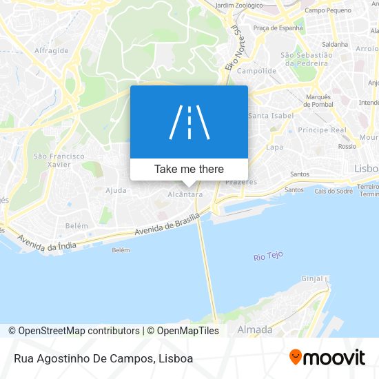 Rua Agostinho De Campos map