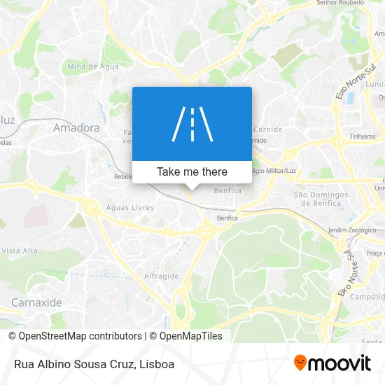 Rua Albino Sousa Cruz map