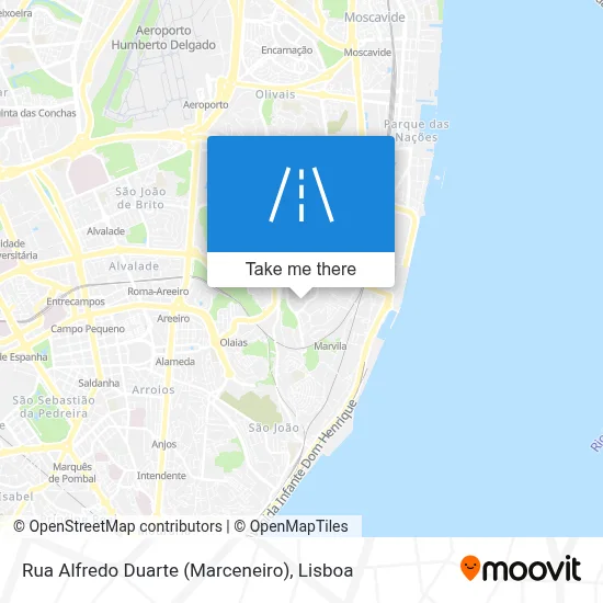 Rua Alfredo Duarte (Marceneiro) map