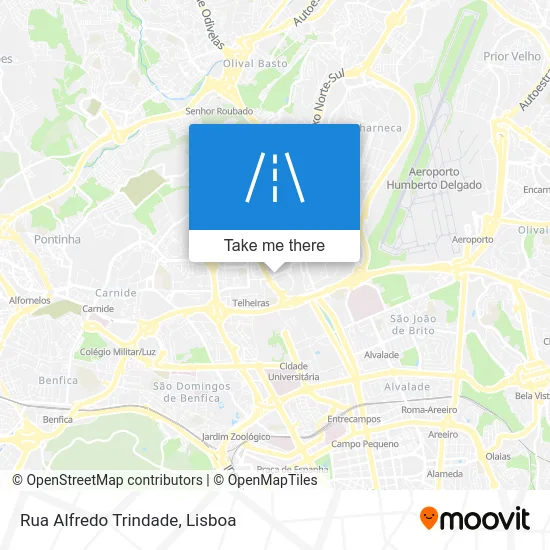 Rua Alfredo Trindade map