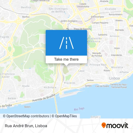 Rua André Brun map