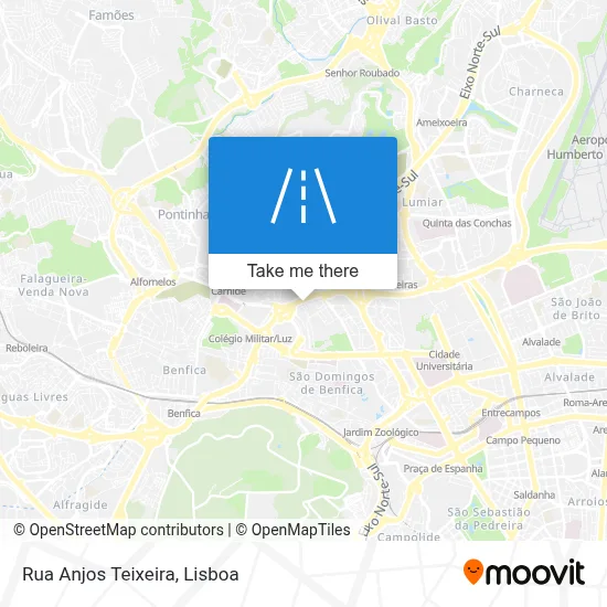 Rua Anjos Teixeira map