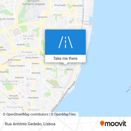 Rua António Gedeão map