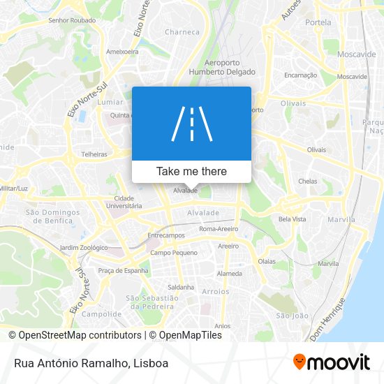 Rua António Ramalho map