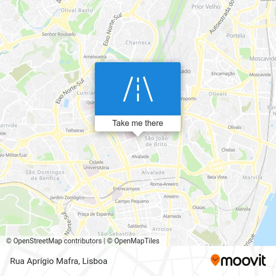Rua Aprígio Mafra map