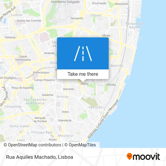 Rua Aquiles Machado map
