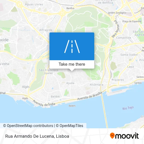 Rua Armando De Lucena map