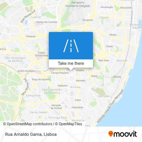 Rua Arnaldo Gama map