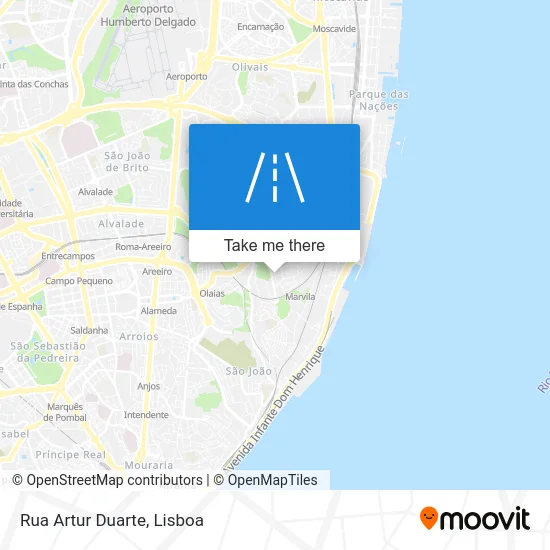 Rua Artur Duarte map