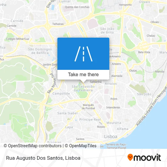 Rua Augusto Dos Santos map