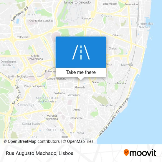 Rua Augusto Machado map