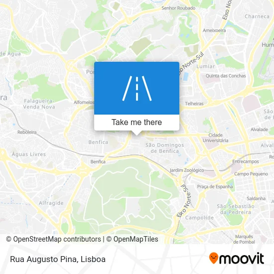 Rua Augusto Pina map