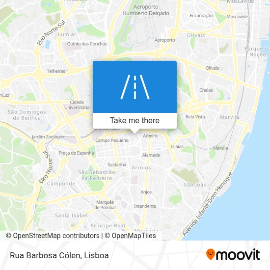 Rua Barbosa Cólen map