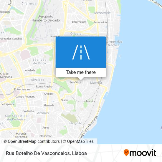 Rua Botelho De Vasconcelos map