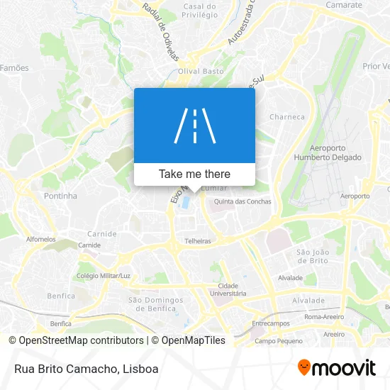 Rua Brito Camacho map