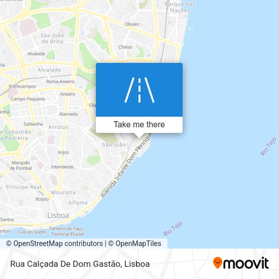 Rua Calçada De Dom Gastão map