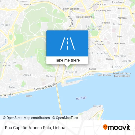Rua Capitão Afonso Pala map