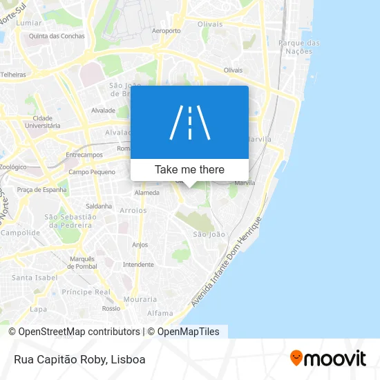 Rua Capitão Roby map