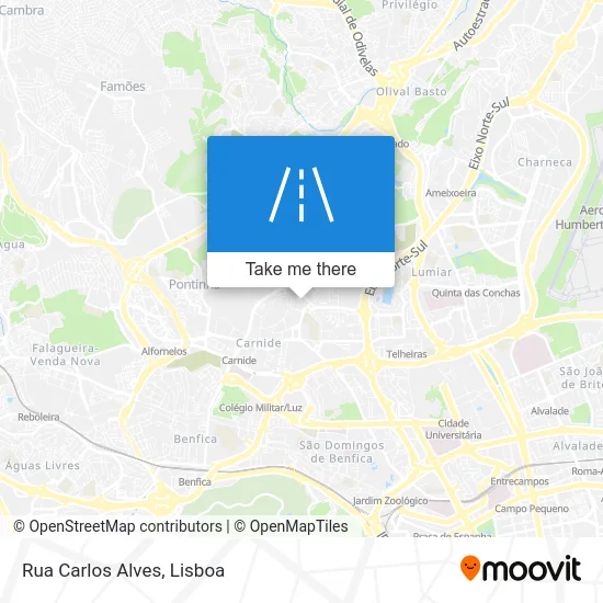 Rua Carlos Alves map