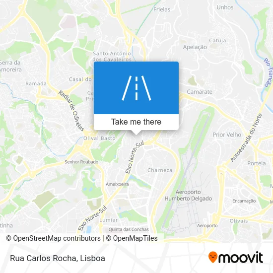 Rua Carlos Rocha map