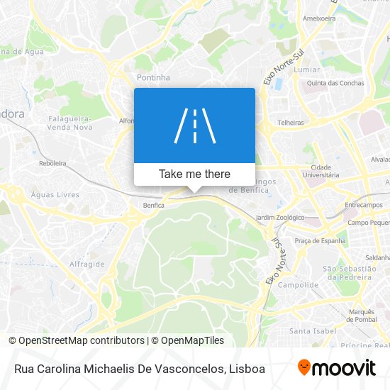 Rua Carolina Michaelis De Vasconcelos mapa