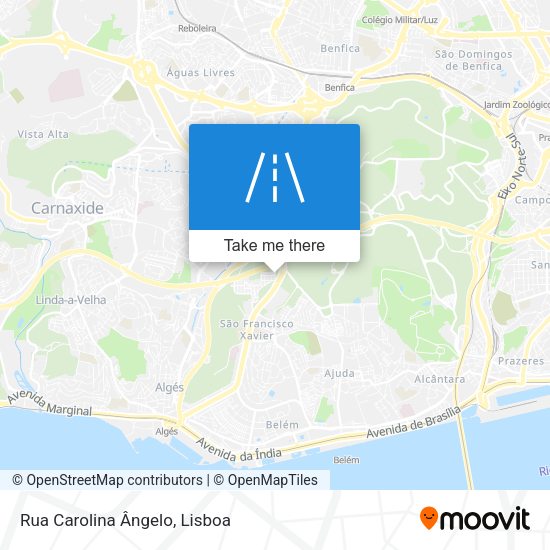 Rua Carolina Ângelo map