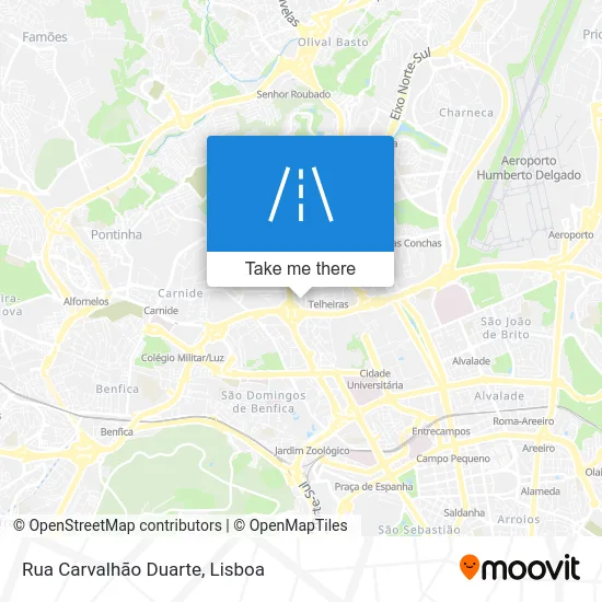 Rua Carvalhão Duarte map