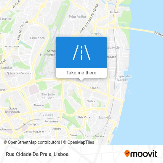Rua Cidade Da Praia map