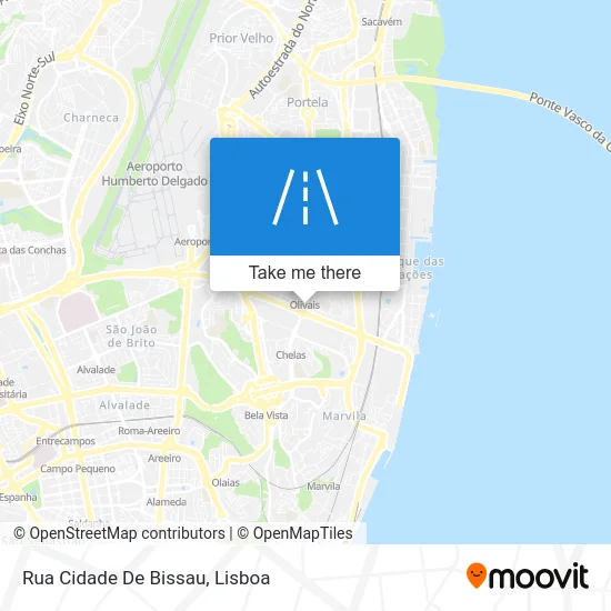 Rua Cidade De Bissau map