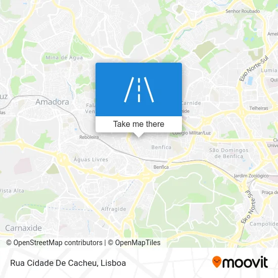 Rua Cidade De Cacheu map