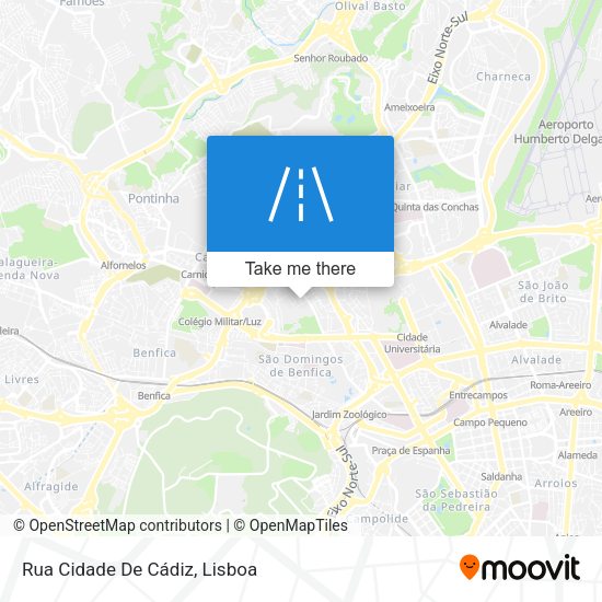 Rua Cidade De Cádiz map