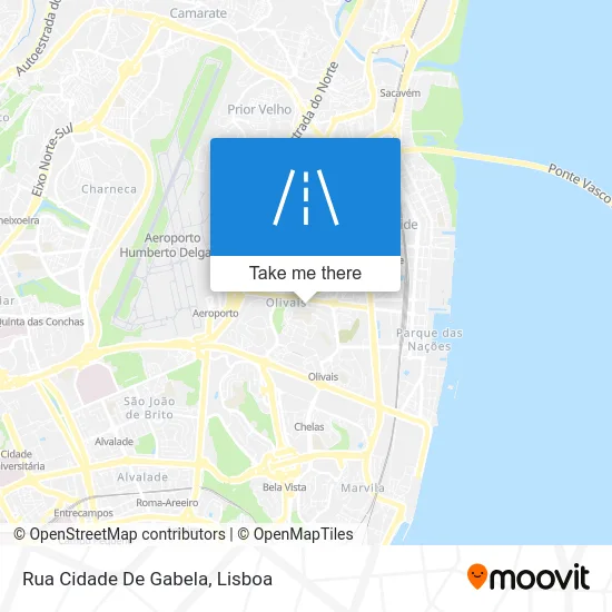 Rua Cidade De Gabela map