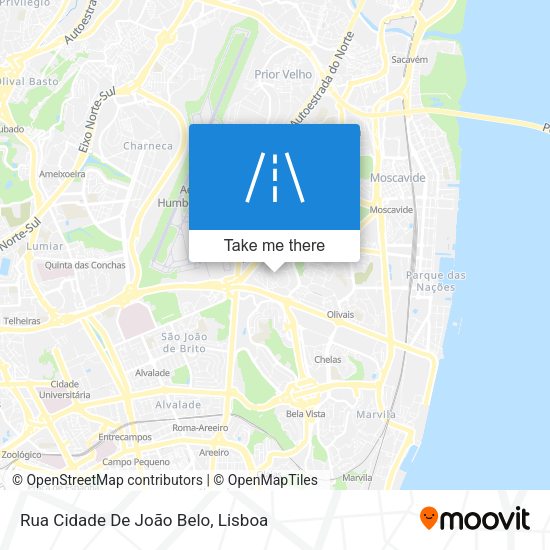 Rua Cidade De João Belo map