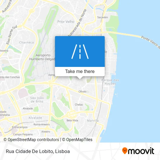 Rua Cidade De Lobito map