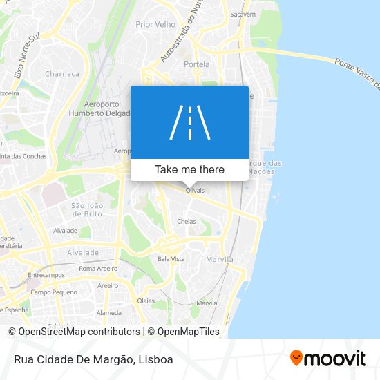 Rua Cidade De Margão map