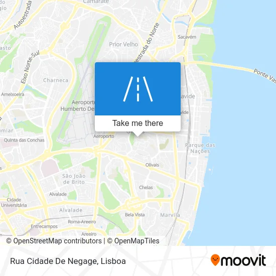 Rua Cidade De Negage map