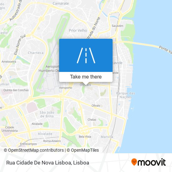 Rua Cidade De Nova Lisboa mapa