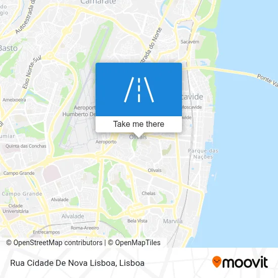 Rua Cidade De Nova Lisboa map