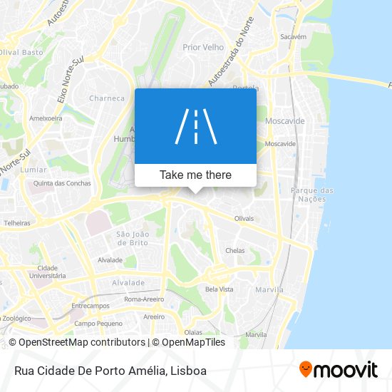 Rua Cidade De Porto Amélia map