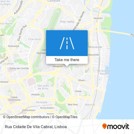 Rua Cidade De Vila Cabral map