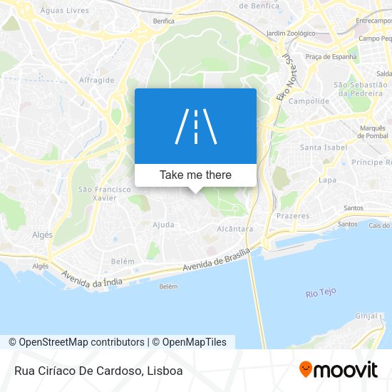 Rua Ciríaco De Cardoso mapa