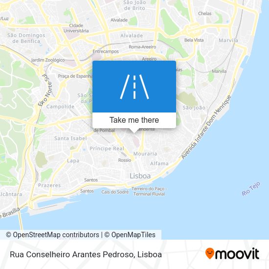 Rua Conselheiro Arantes Pedroso map