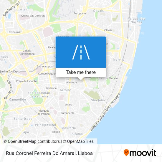 Rua Coronel Ferreira Do Amaral map
