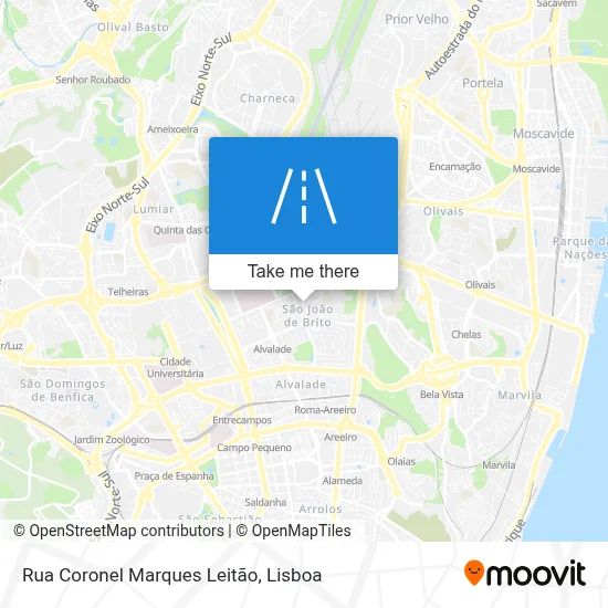 Rua Coronel Marques Leitão map
