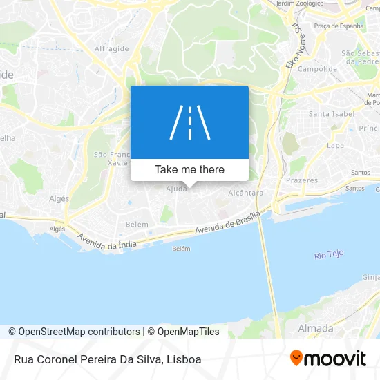 Rua Coronel Pereira Da Silva map