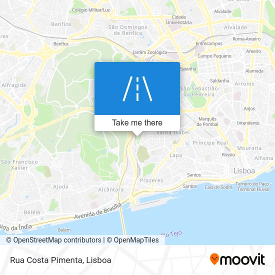 Rua Costa Pimenta map