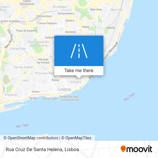 Rua Cruz De Santa Helena map